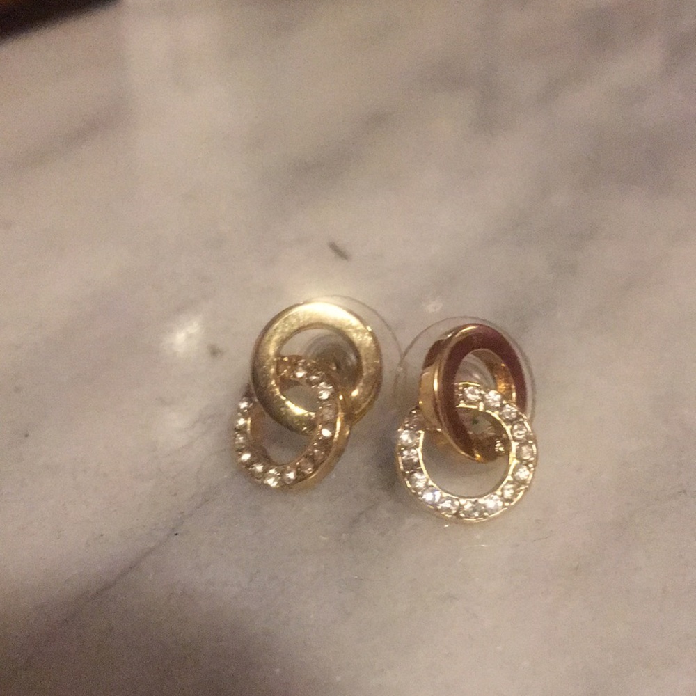 Kate Spade good double circle earrings